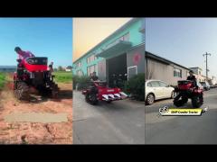 25Hp paddy field crawler tractor