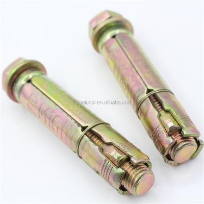 China Chemical expansion 4pc anchor bolt fix bolt m10 m8 eye rawal fixing steel chemical bolt for sale