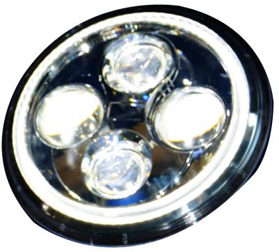 China 1100lm 7 inch Round LED Headlights for Land Rover Defender for sale