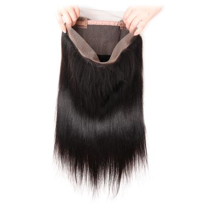 China 100% Virgin Hair Bundles Cheap Hair Ear To Ear Full Lace Front Closures Wigs, Wavy Indian Silk Lace Closure 28 Inches, Indian Hair Frontal Closures for sale