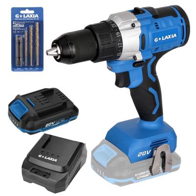 China 20V Cordless & Brushless 2 Speed ​​GALAXIA Model 95601 Dual Speed ​​Variable Power Drill Tools for sale