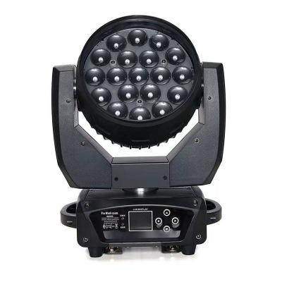 China 19*15w Indoor Led Wash Moving Head Dmx Rgbw Beam Lyre Light Zoom Effcect For Dance Floor Disco Party Club Bar DJ Show Stage Lighting for sale