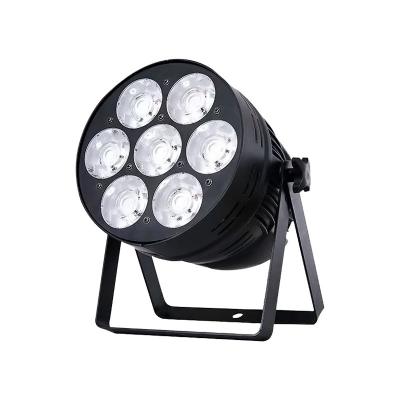 China Indoor DMX Par Light DJ Disco Christmas Stage Light Strobe / Warm White Aluminum Par Light 7x50W LED Par Light Show 350W for sale