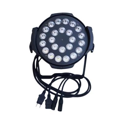 China Indoor spot light DMX512 stage led flat par 24*10 led par light 24pcs rgbw included led par light for sale