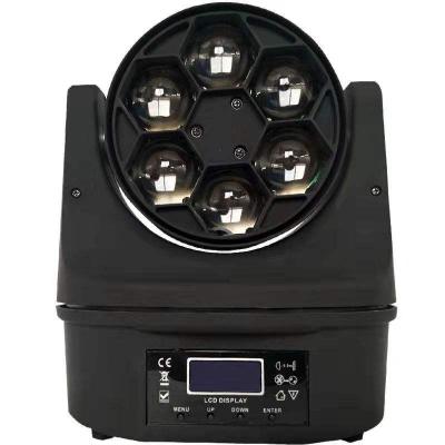 China Sports Stadiums Introduces 6x10w RGBW 4in1 Mini Zoom Light Wash Bee Eye Led Moving Head for sale