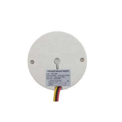 China Human Body IR Motion Sensor Switch Hotel Home Automation 220V Corridor Can Be Adjusted Light Sensor Button for sale