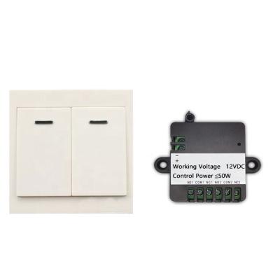 China KGS-B20-S Wireless Control Wall Switch 12v Switch Relay Button Wall Switch for Lighting 50*40*23mm for sale