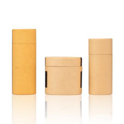 China Custom Design Solution Function Design Small Materials Package Recycled Tube Gift Packaging Round Paper Box For Cosmetic Bottle for sale