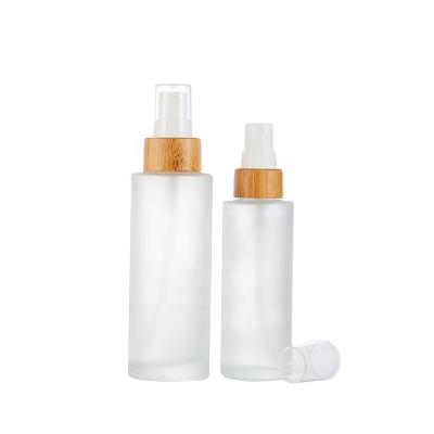 China Professional Personal Care Factory Round 30ml 40ml 50ml 80ml 100ml Glass Spray Bottles Plastic Beauty Bottle Spray for sale