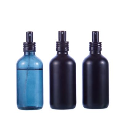 China Personal Care 240ml Recycled Empty Mist Spray Cosmetic Bottle Round Mini Glass-to-Glass Spray Bottle for sale