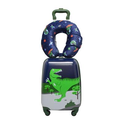 China Professional Quality ABS Fabric 16 Inch 20 Inch 24 Inch Trolley Luggage Suitcase With Spinning Wheels for sale