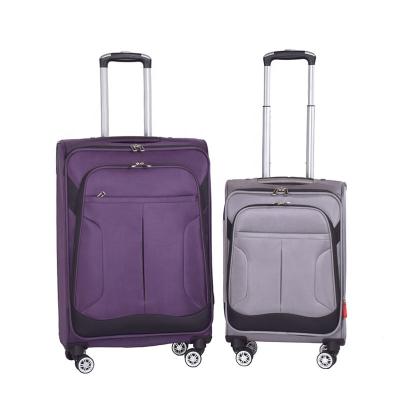 China Nylon Carry On Luggage Sets Roll On Luggage Business Style Trolley Suitcase for sale