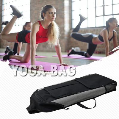 China Yoga Mat Holder Carrier Backpack Yoga Sports Backpack Yoga Sports Carrier Backpack with Large Pockets and Water Bottle Holders for sale