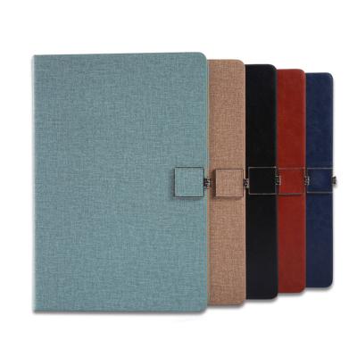 China Easy writing cheap all kinds of craft fabric canvas cover organizer fashion import Indonesia biodegradable notebook with pen set printed logo for sale