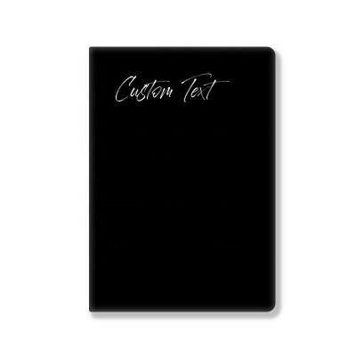 China Easy Writing Black Custom 2021 Monthly Motivational Girl Agenda Journal Organizer Create Your Own Planners With Logo for sale