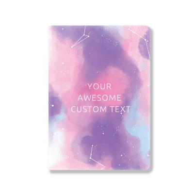 China Easy Writing 2021 2022 8 x 11 Girls Wholesale Cute Daily Goals Purple Light Pink Monthly Journal Budget Planner Cover and Saving Notebook for sale