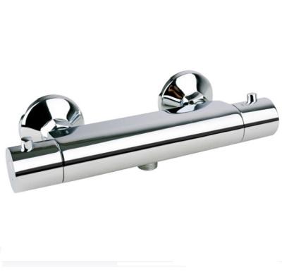 China New Design Slide Bar 2021 Cool Square Zinc Handle Brass Thermostatic Shower Mixer Without Touch for sale