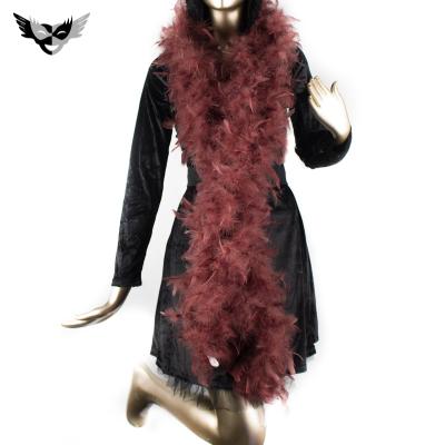 China Other Factory Price Wholesale Wholesale Turkey Feather Party Boa White Black Red-Pink Fluffy Feather Boa for Party and Festival for sale