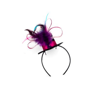 China Environment Friendly Fedora Feather Hat Headband for sale