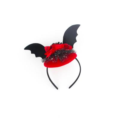 China Environmentally Friendly Halloween Vampire Bat Headband with Rose for sale