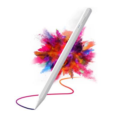 China Tablet Pom Tip Palm Rejection Magnetic Tilt Support Bold Tablet Active Stylus Pen For iPad for sale