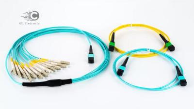 Κίνα OM3 OM4 Aqau 2mm 3mm MPO assembly Polarity Switch MPO connector patch cord προς πώληση