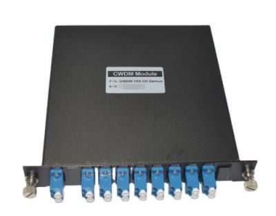 China 8 Channel CWDM Mux Demux Module In LGX Box for sale