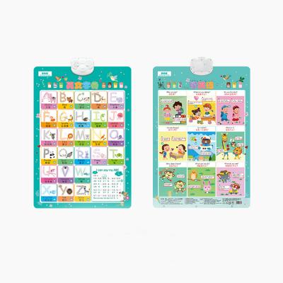 China GT290 Intelligence Developing Sticker Wall Charts Educational Talking Interactive Diagram Toys For Kids Children Learning Toys for sale