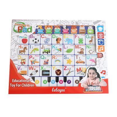 China Toy Kids Learning Tablets Educational Educational with ABC/Words/Numbers/Color/Piano/Games/Music, Interactive Electronic Study Protection Toys for sale