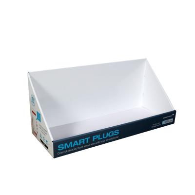 China Recyclable Walmart Custom Food Drink Cardboard Pdq Box Display Paper Trays for sale