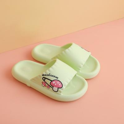 China 2023 anti-slip hot sale unisex cute cartoon printed all EVA made soft feeling slippers unisex for sale