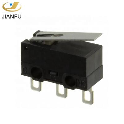 China 5A Type Line For High Load Applications Double Pole 3 Pin Sensitive Micro Switch With Hinge Lever for sale