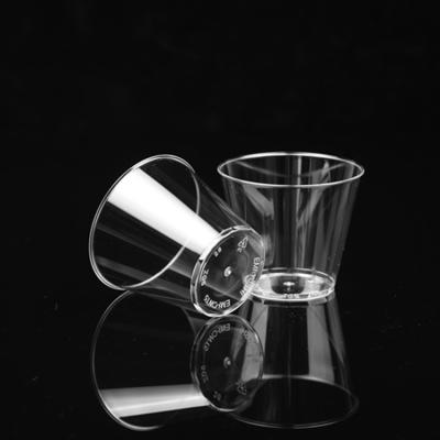 China Hot Sale 150ml Disposable Unique Design 5 Ounce Shot Glass Plastic , Plastic Shot Glasses for sale