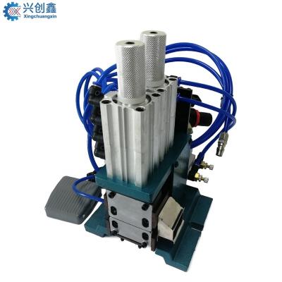 China Pneumatic Small Size Pneumatic Multi Peeling Machine Cores Cable Stripping Machine 3F Peeling And Twisting Machine For Wire Jacket for sale