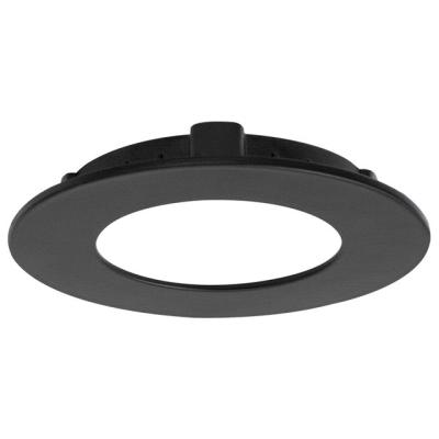 China Modern Flat Panel Downlight DST 5W 13W 20W 30W CCT 3000K/4000K Slim Simple Aluminum Recessed Downlight Black for sale