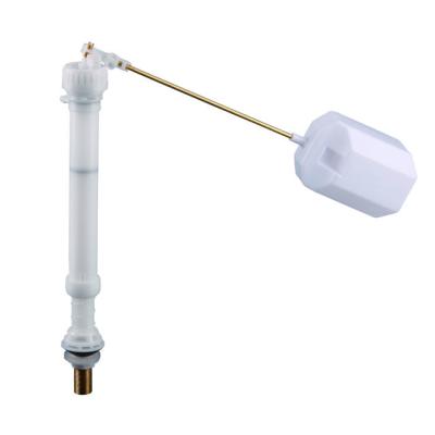 China Eco - Friendly Low Price Durable Adjustable Bottom Inlet Brass Float Valve With PP Float for sale