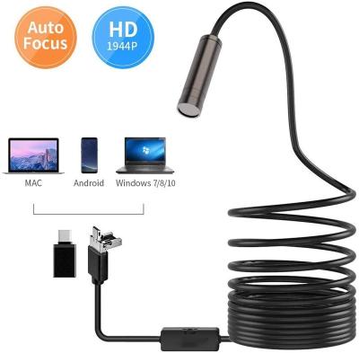 China Type-C Waterproof/Waterproof Auto Waterproof USB Focus Endoscope 1944P HD Endoscope 3.5m Pipeline Inspection Camera Hard Cable for sale