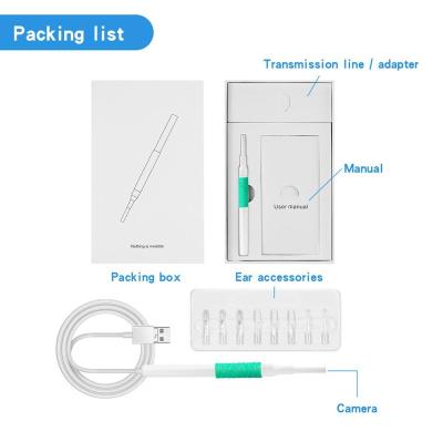 China Ear Cleaning Checking 3 in 1 USB Visual Ear Tool USB Cleaning Endoscope with 3.9mm HD Camera for sale