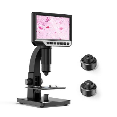 China 2000X 7 Inch Electronic Biological Microscope With LCD Display With 315 Lens for sale