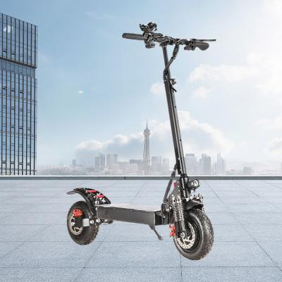 China Dropshipping Eu 2400w Unisex Powerful Scooter 48V 21Ah Fat Tire 10inch Electric Big Wheel Electric Scooter For Adults Fast for sale