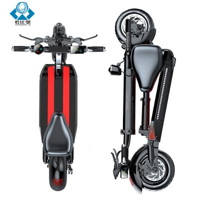 China With Seat Europe Warehouse Wholesale Cheap Adult Portable Foldable Folding Standing 500W Two Wheel Battery Electrico E Scooters for sale