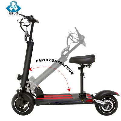 China With Seat 800W 500W Motor Foldable Electric Scooter Price Kick E Motorcycles Adult Cheap Wheels Scooter For Out Door Sport 48V 15AH for sale