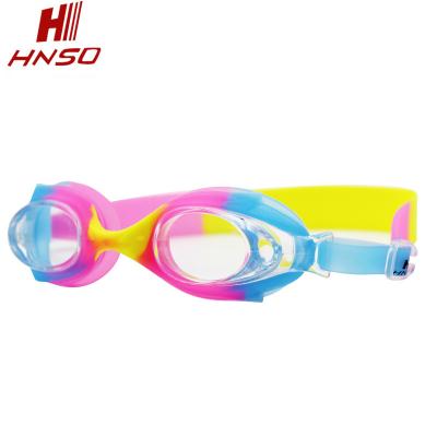 China High Quality Durable Anti-fog Cartoon Clear Kids Swimming Goggles for sale