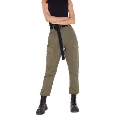 China QUICK DRY Cheap Price Custom Women's Pants Women's Pants Slim Fit Simple Cargo Pant Women for sale