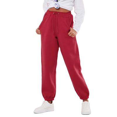 China New Style French Terry Women's Sports Tracksuit Pants Oversized Custom Made High Quality QUICK DRY Ladies Sports Tracksuit Pants for sale