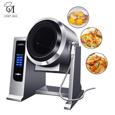 China Multifunctional Chefmax Electric High Efficiency Custom Intelligent Pot 5KW Smart Automatic Cooking Machine Food for sale