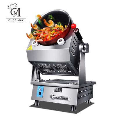 Cina Commercial Stick Restaurant Canteen Chefmax Custom Smart Food Cooker Robot Non Cooking Machine Auto Gas Machine Auto Cooking Robot in vendita