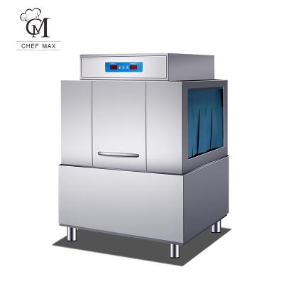 Κίνα Commercial Dishwasher Chefmax Traditional Automatic Conveyor Machine For Kitchen With Dryer προς πώληση