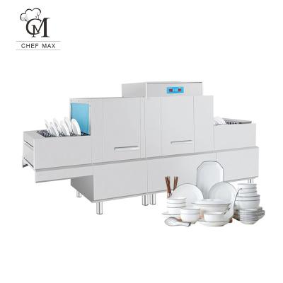 China Chefmax Traditional Commercial Type Dishwasher Large Flight Dishwasher For 1000 People Use for sale