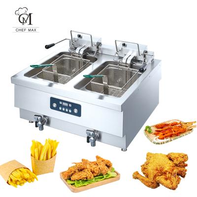 China Commercial Custom Single Cylinder Lift-Up Electric Fried Furnace Electric Deep Fryer Fast Food Restaurant Table/Deep Fryer Automatic Restaurant à venda